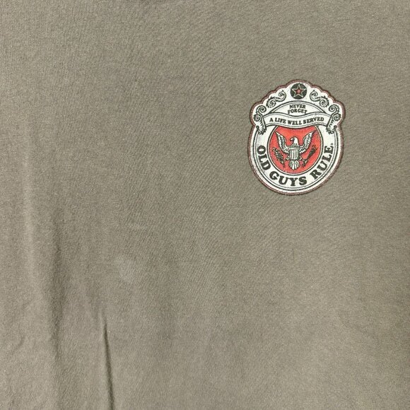 Vintage Old Guys Rule T Shirt Mens Medium Y2K Short Sleeve - Picture 5 of 7